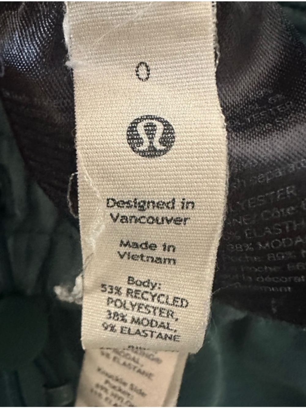 Lululemon Softstreme Ribbed High-Rise Pull-On Jogger Pant, Green Jasper, Size 0 - Picture 15 of 15